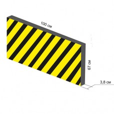 Мягкий отбойник для стен из вспененного полиэтилена ДС-ВП-5
